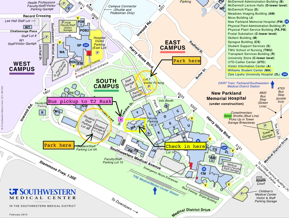 Ut Southwestern Map